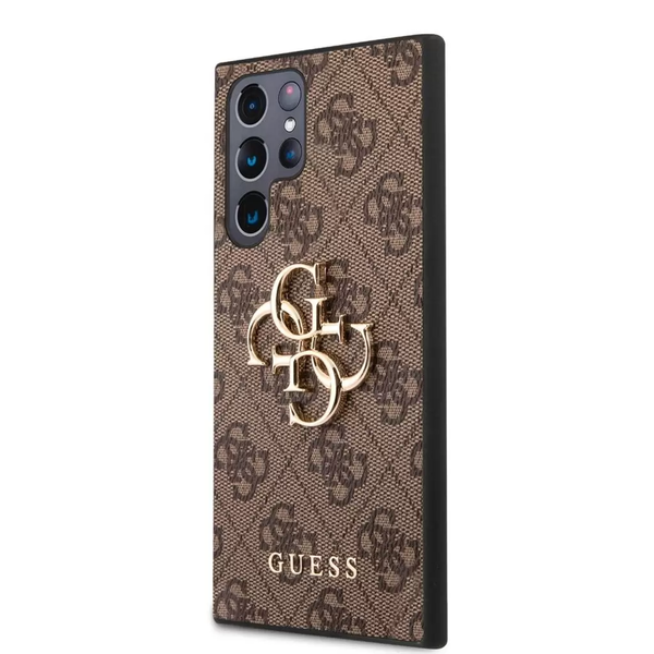 Husa Guess maro GUHCS23L4GMGBR pentru dispozitiv Samsung S23 Ultra