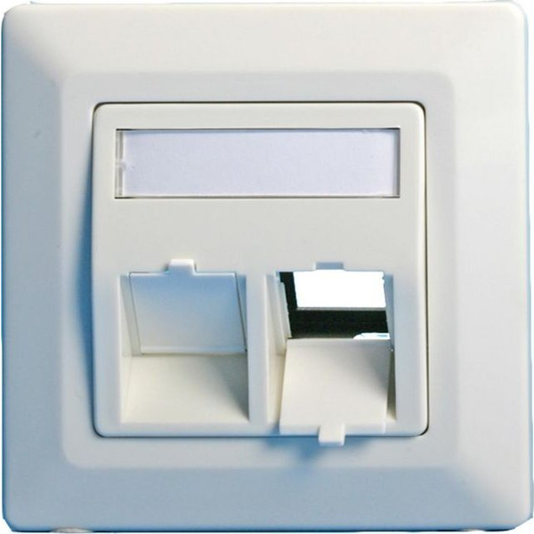 Lanview LVN126188 Placca copripresa e copri interruttori Bianco