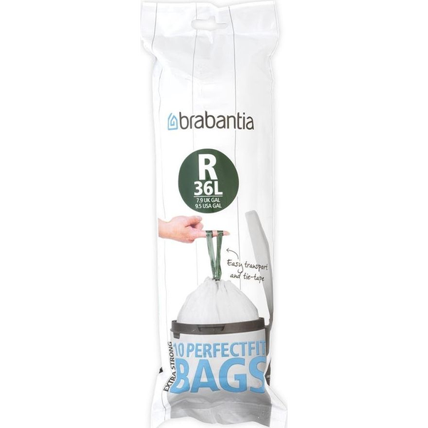 Brabantia PerfectFit szemeteszsák, R méret, 36L, 10 zsák/tekercs - 115622