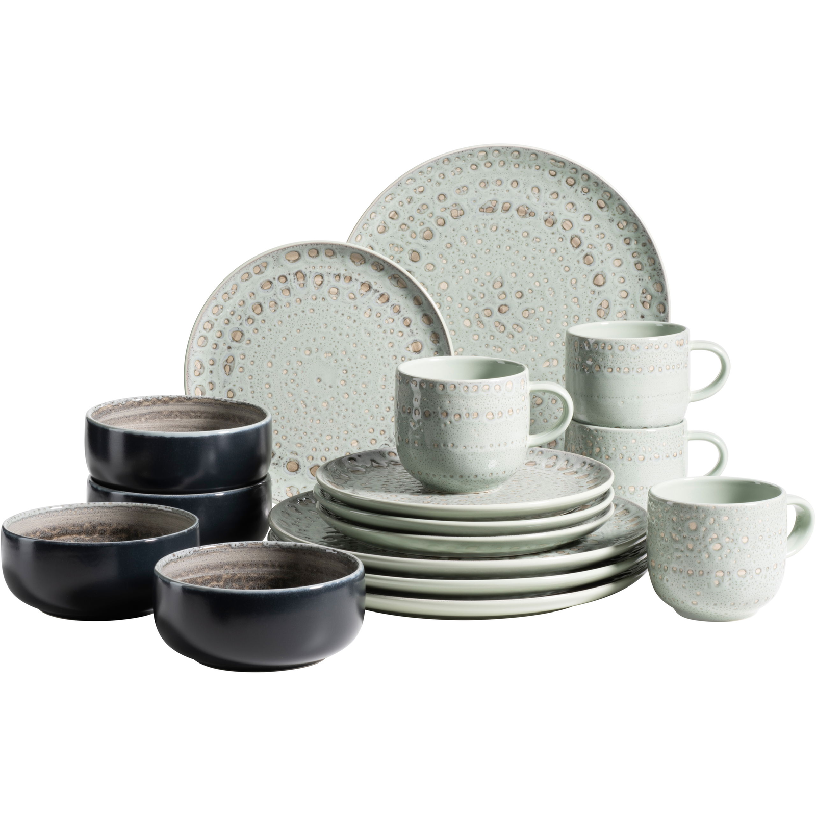 Mäser MARKET Étkészlet 16 db zöld (931744)