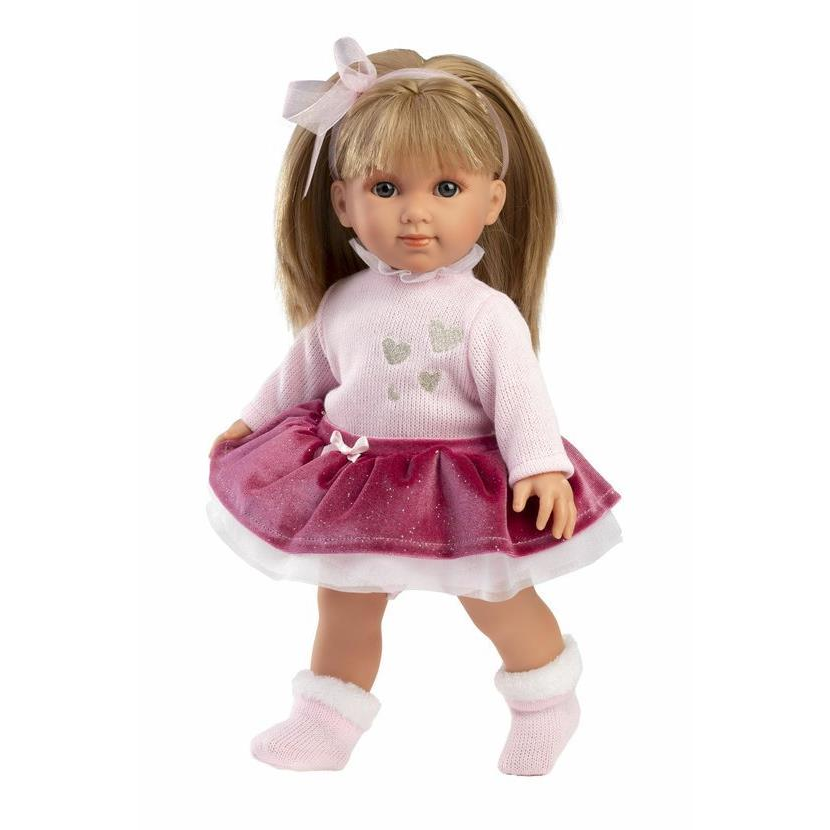 Llorens 53552 Elena - realisztikus baba puha szövettesttel - 35 cm (8426265535521)