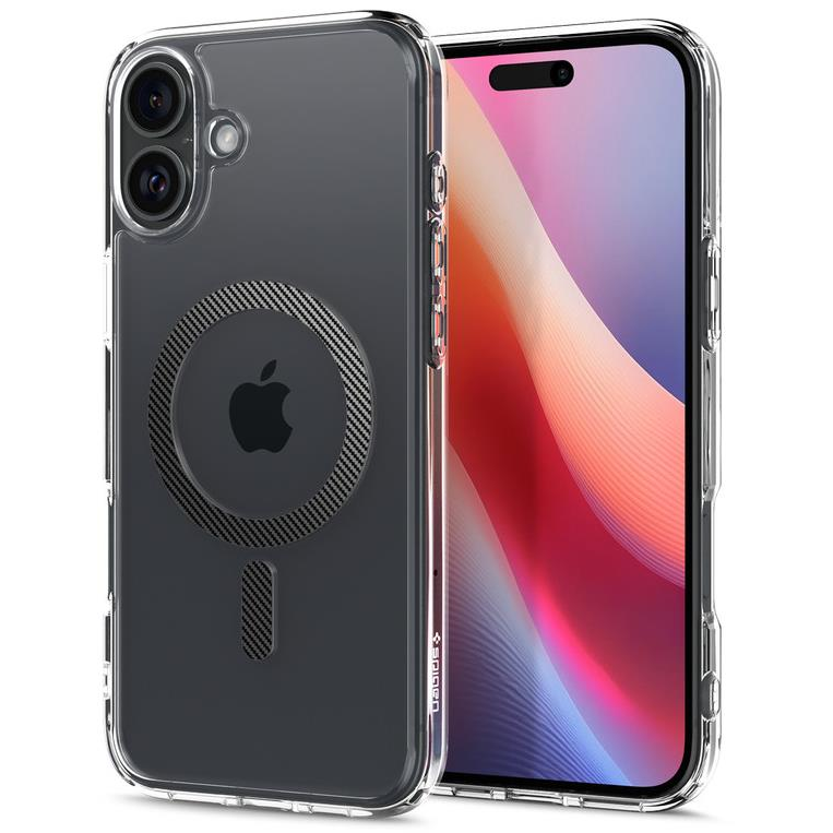 Spigen Ultra Hybrid MagSafe Carbon Fiber iPhone 16 tok (ACS08207)