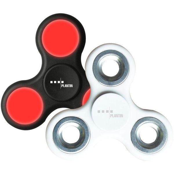 Plantin Spinner Doppelpack weiss / schwarz 1x mit LED