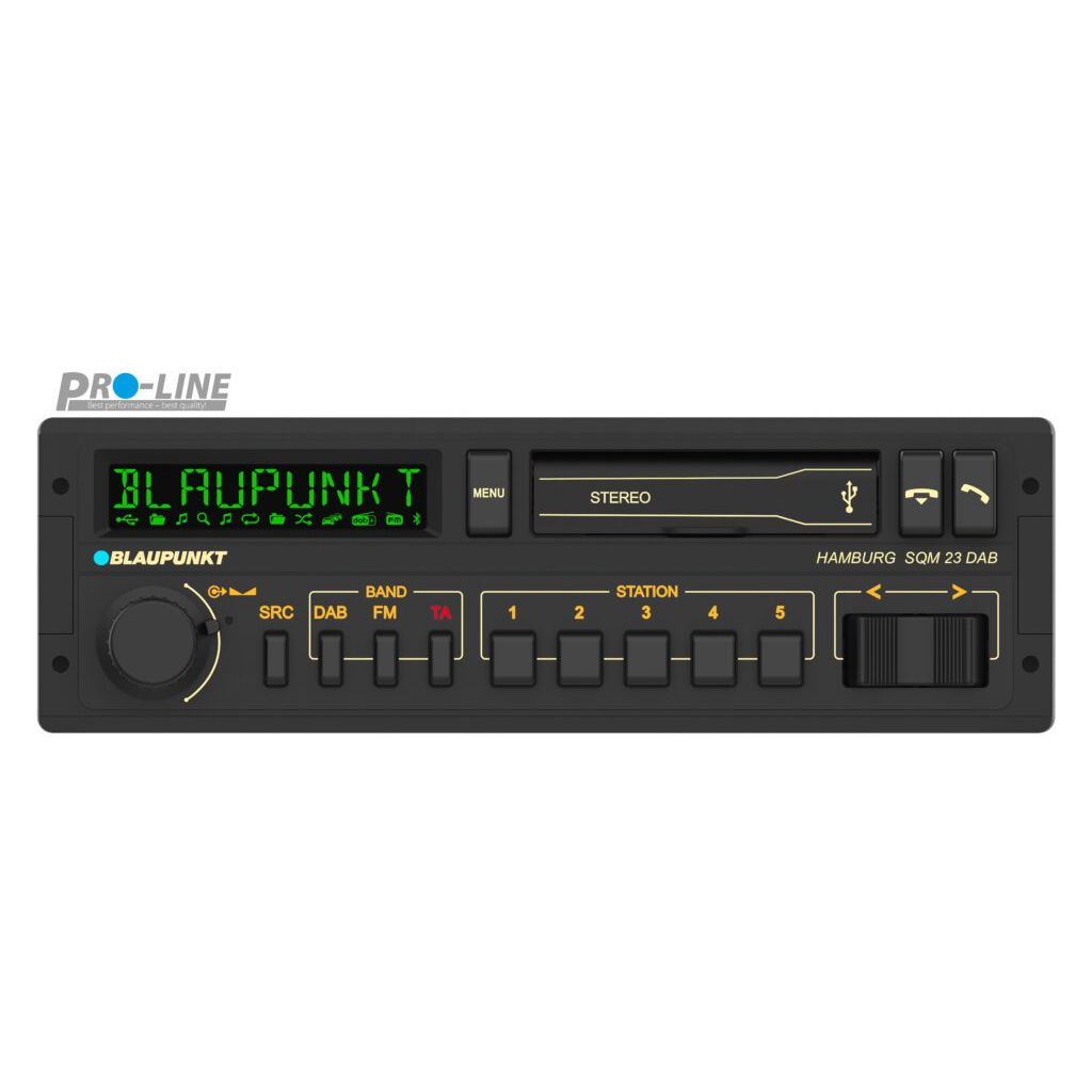 Blaupunkt Hamburg SQM 23 DAB Autorádio Retro Bluetooth AUX MP3 USB (2001023000000)
