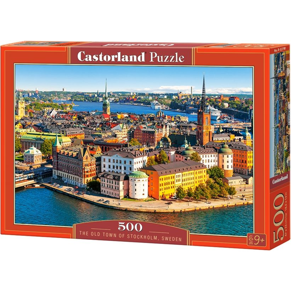 Castorland The Old Town of Stockholm, Sweden 500 pcs Puzzle 500 pz Città