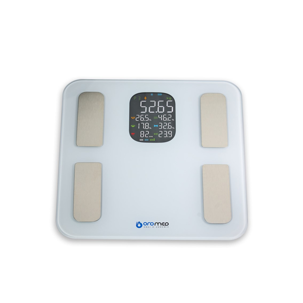Oromed Oro-Bluetooth Okos személymérleg Max 180kg - Fehér