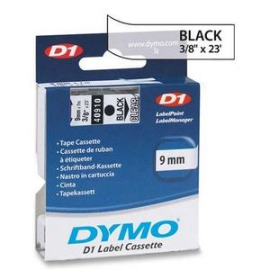 DYMO D1 Standard - Black on Transparent - 9mm nastro per etichettatrice Nero trasparente