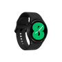 Samsung Galaxy Watch4 3,05 см (1.2") OLED 40 мм Цифров 396 x 396 пиксела Тъчскрийн 4G Черен Wi-Fi GPS (сателитен)