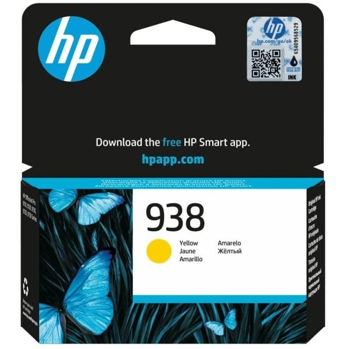 Мастилена касета HP 938, жълта
