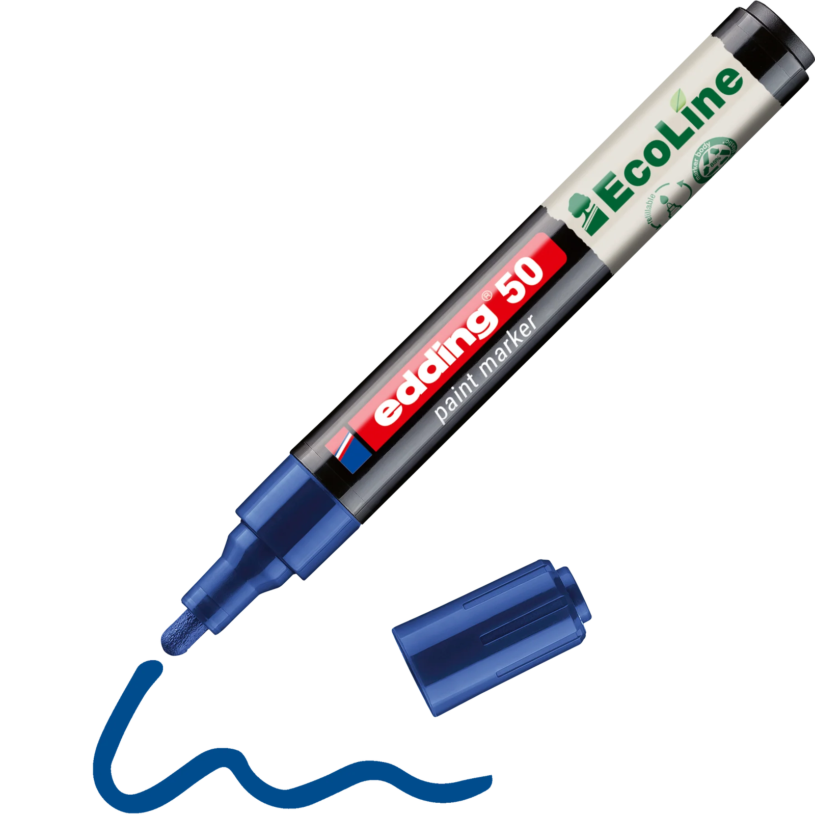Edding 50 EcoLine 2-3mm Lakkmarker - Kék (4-50-003)