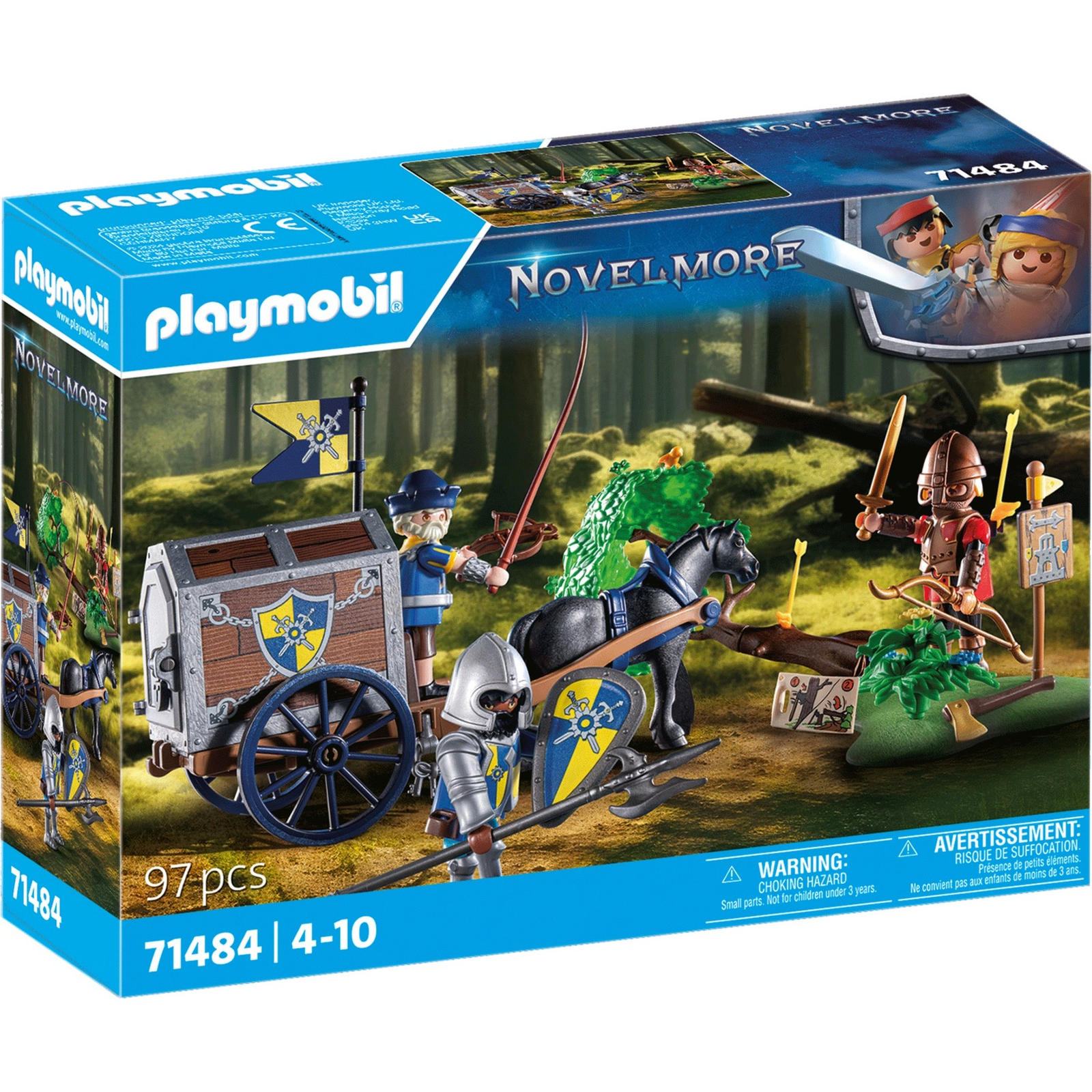 Playmobil Novelmore: 71484 - A szállítókocsi kirablása (71484)