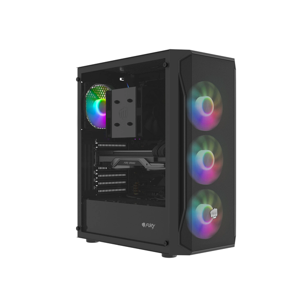 POČÍTAČOVÁ SKŘÍŇ FURY SHOBO SH4F RGB ATX MATX Tempered Glass
