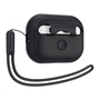 Spigen Apple Airpods Pro 2 szilikon tok csuklópánt fekete (ACS05479)