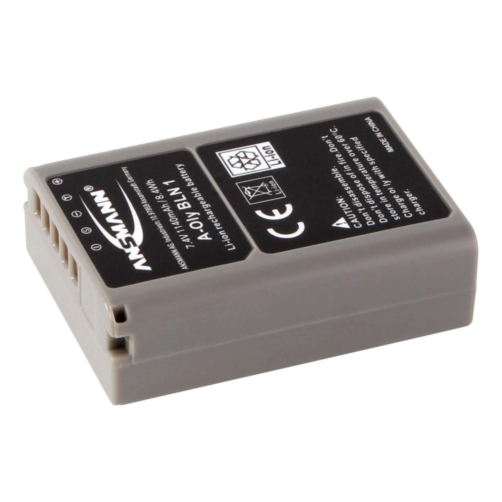 BLN-1 Olympus kamera akku 7,4V 1140 mAh, Ansmann (1400-0058)