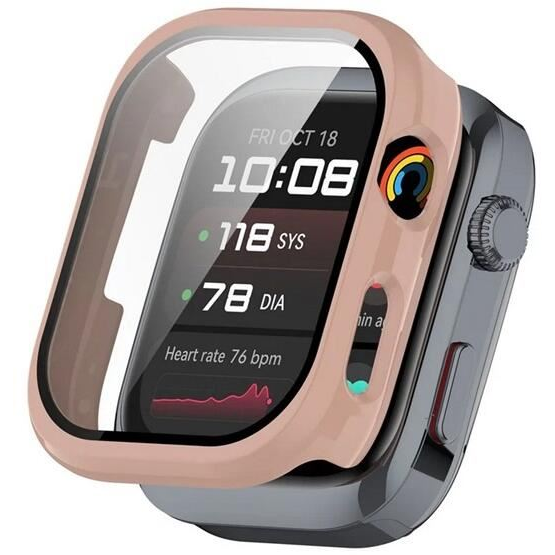 Gigapack Huawei Watch D2 műanyag rózsaszín védőkeret és kijelzővédő üveg (GP-164085)