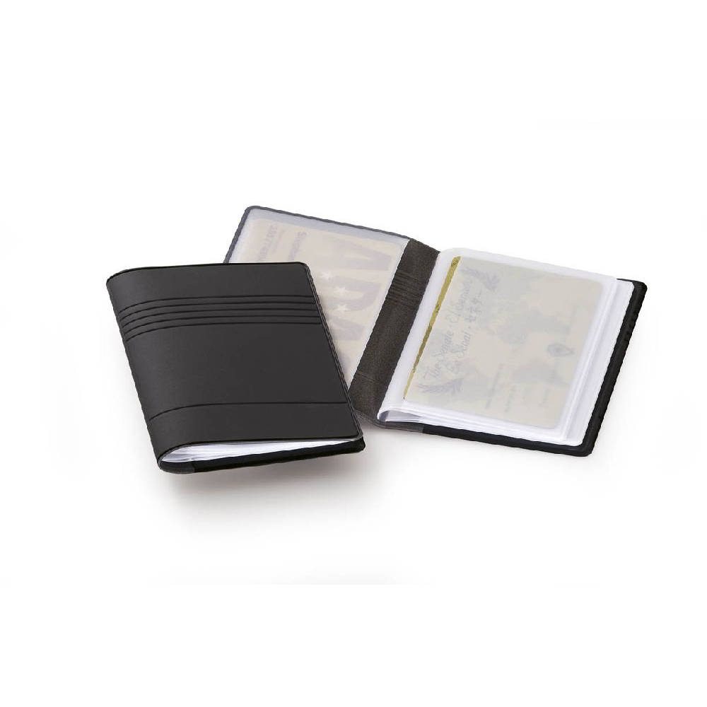 Durable 10 db-os kártyatartó - Fekete (239458)