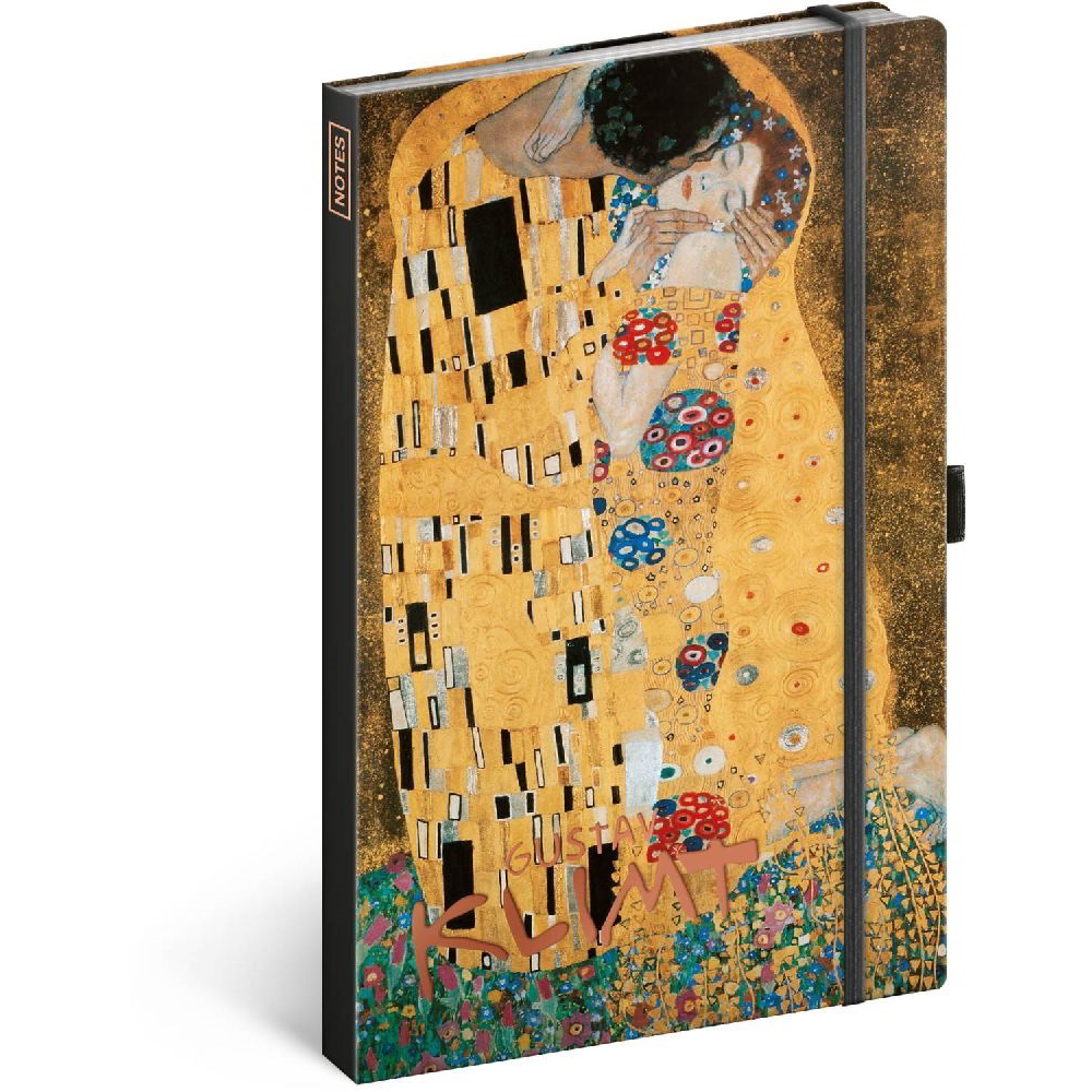Realsystem Gustav Klimt 130 x 210mm Vonalas notesz - Mintás (5416-GK)