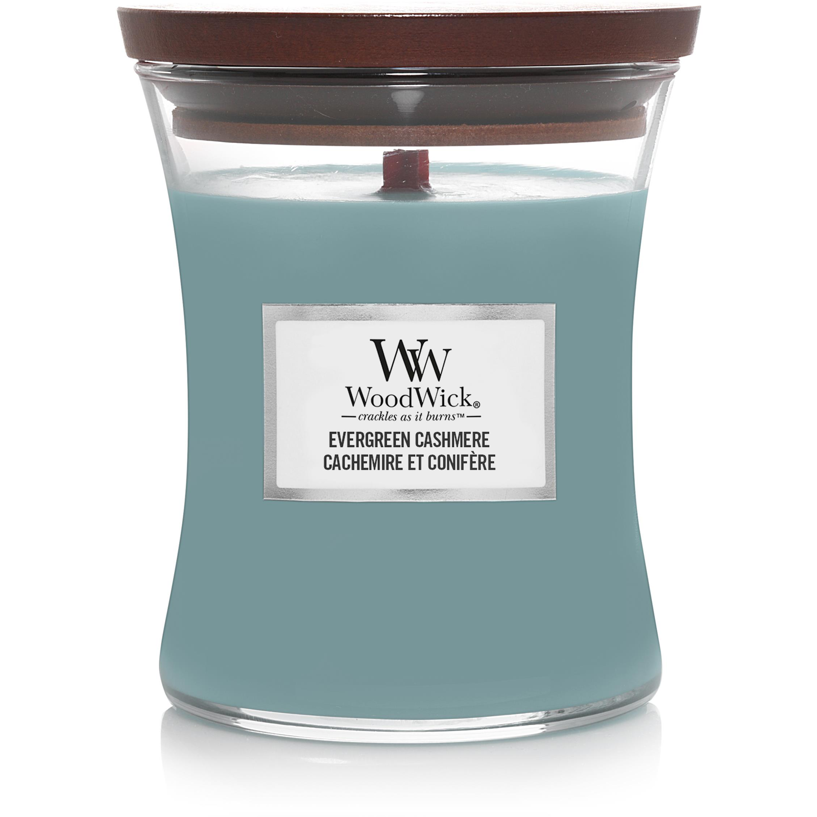 WOODWICK Evergreen Cashmere 275g (5038581155784)