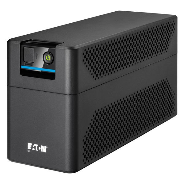 EATON UPS 5E700UD, 5e Gen2, IEC, 700VA, 360W, Input: Schuko, Outputs: (2) DIN, Line-interaktív szünetmentes, AVR, torony (9C00-53241)