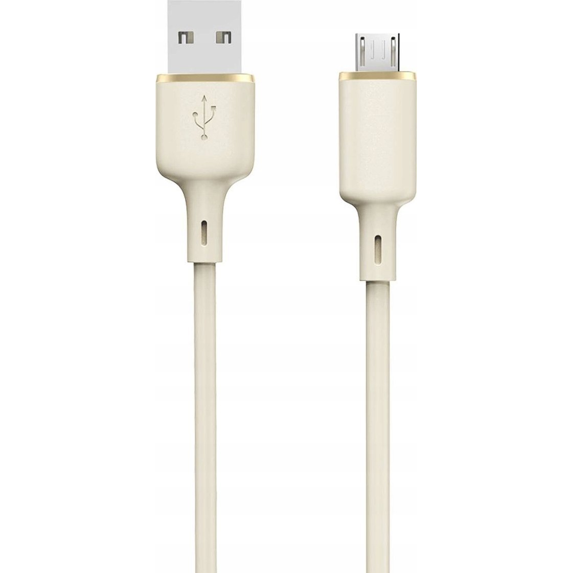 Dudao L7SM USB-A-MicroUSB Kábel 5A 1 m-Bézs (DDA327)