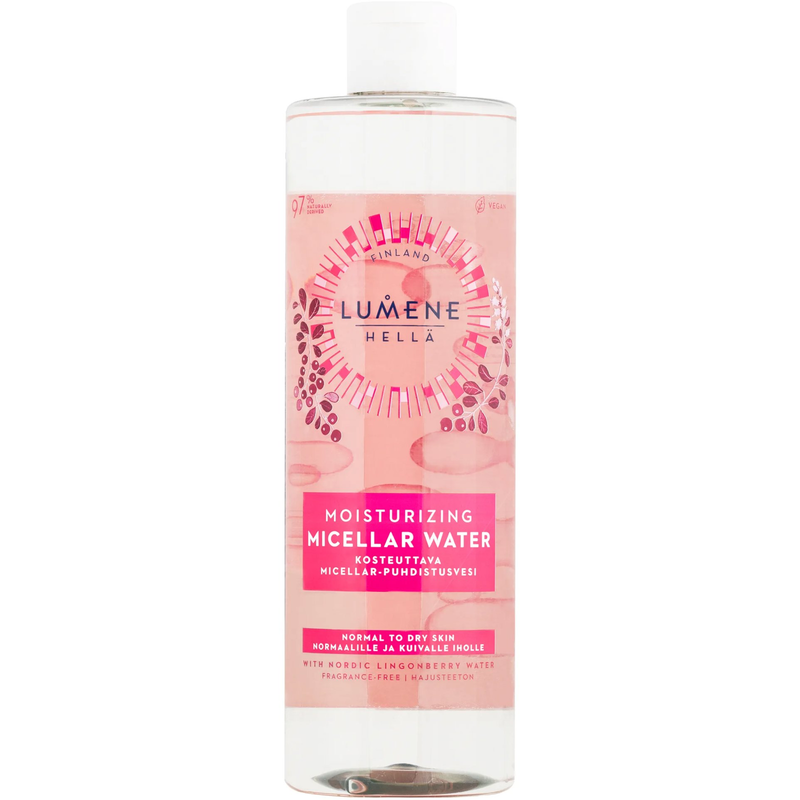 LUMENE Basic Cleansing Hella Moisturizing Micellar Water 400 ml (6412600835755)
