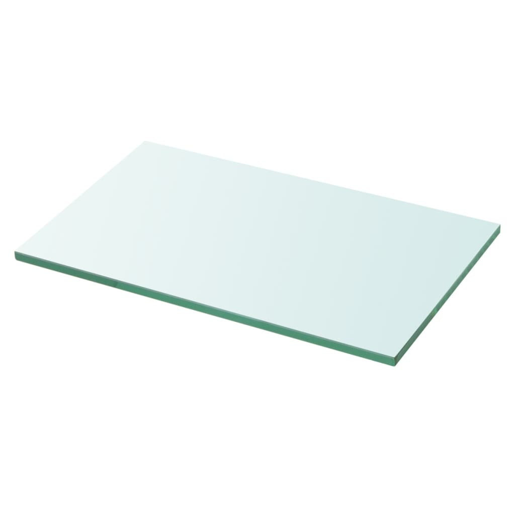 2 db átlátszó üveg paneles polc 30 x 12 cm (3051547)