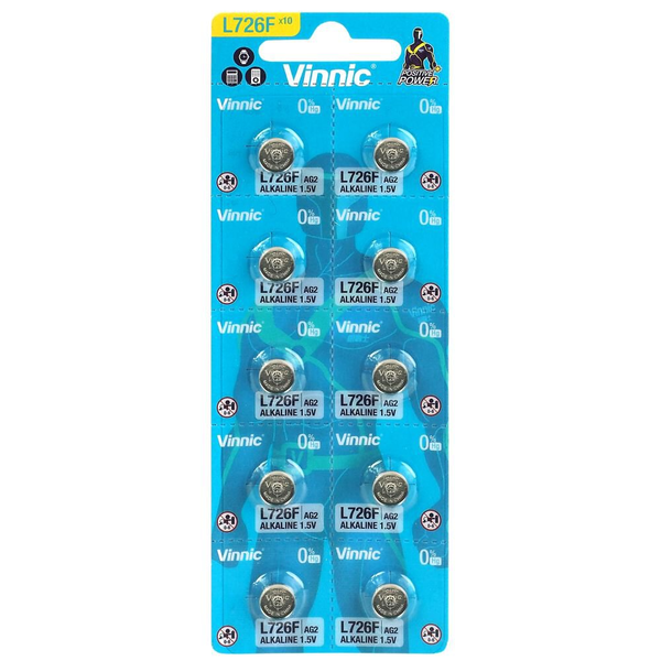 Vinnic G3 / AG3 / LR41 / L736 Alkáli Gombelem (10db/csomag)