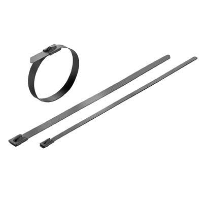 Weidmüller 1015320000 SCT-C 7.9/360 Kábelkötöző 360 mm 7.9 mm Ezüst Bevonattal 100 db (1015320000)