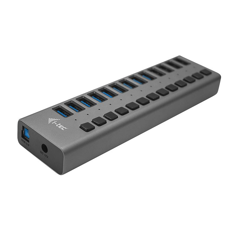 i-tec U3CHARGEHUB13 mobiltelefon töltő Univerzális Szürke AC Beltéri (U3CHARGEHUB13)