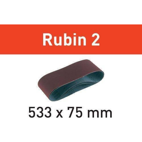 Festool L533x75 P80 RU/10 499157 Csiszolószalag Szemcsézet 80 (H x Sz) 533 mm x 75 mm 10 db (499157)