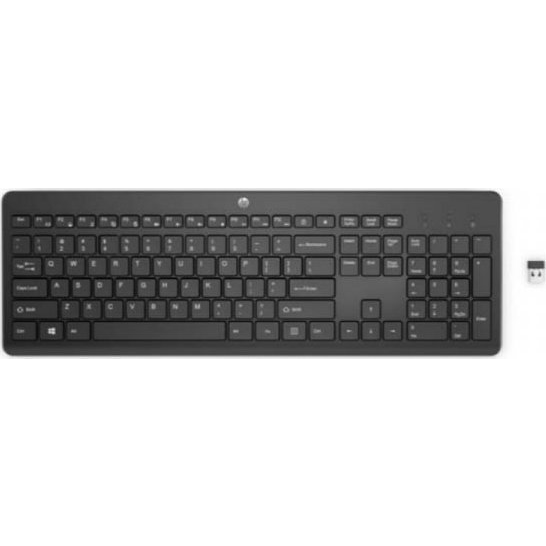 HP 230 BLK Wireless Keyboard tastatur Universel RF trådløst Sort