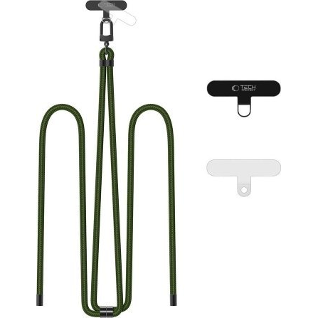  Tech-Protect TECH-PROTECT C7S ROPE CROSSBODY STRAP HUNTER GREEN/BLACK