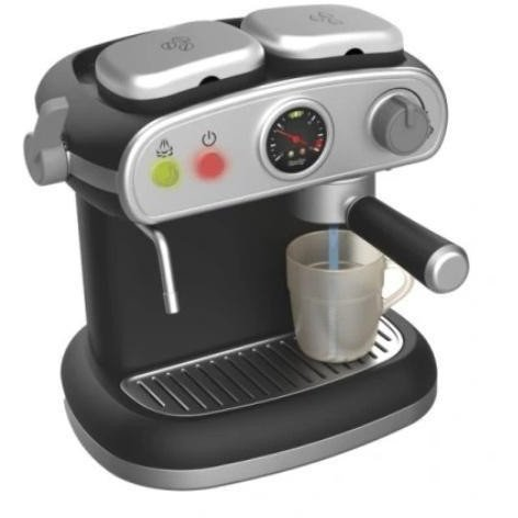 Espresso Kaffeemaschine (schwarz/silber)