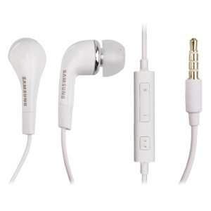 Samsung EHS64 Slúchadlá s mikrofónom Kábel Do ucha Hovor / hudba Biela