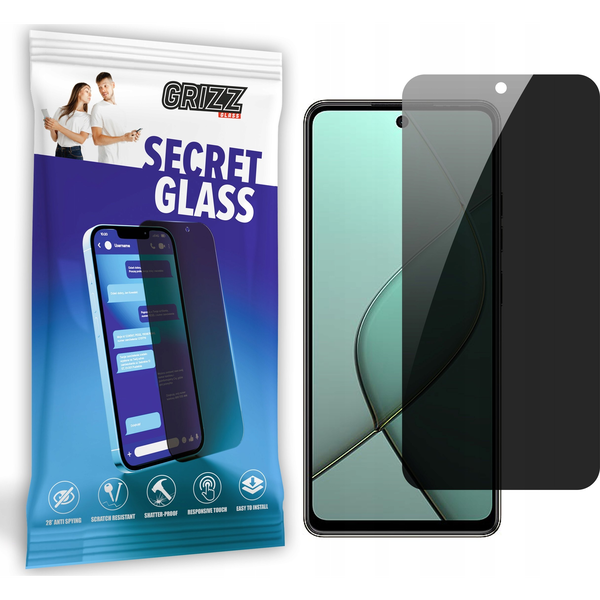  GrizzGlass Szkło prywatyzujące GrizzGlass SecretGlass do Tecno Spark 20 Pro 5G