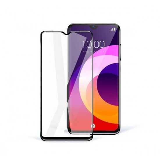 Utángyártott Apple iPhone 11/XR Full Glue Ceramic hajlított tempered glass kijelzővédő üvegfólia fekete (61840)