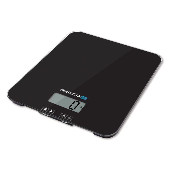 Kuchyňská váha skleněná Philco PHKS 4511 max 8KG LCD tara přesnost 1g LCD