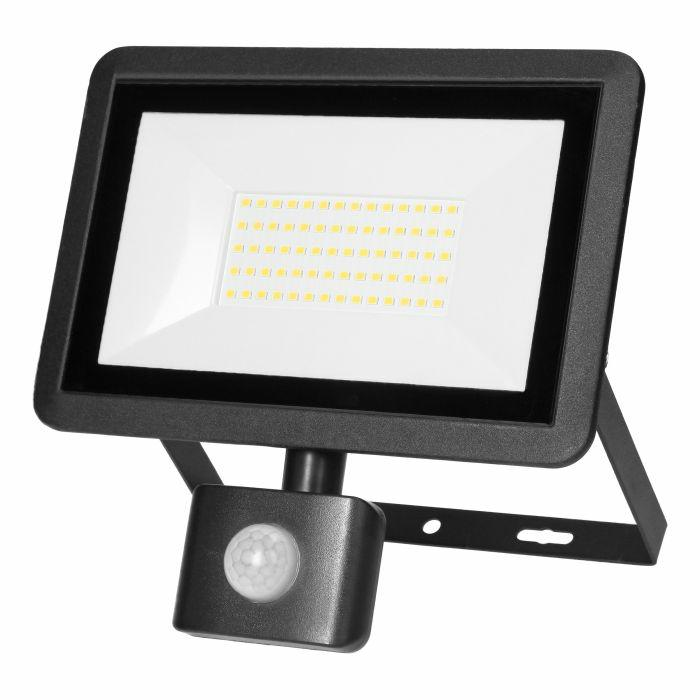 FARO S LED-es Reflektor PIR 50W, 4000lm, IP44, 4000K, Alumínium + üveg (AD-NL-6255BLR4)