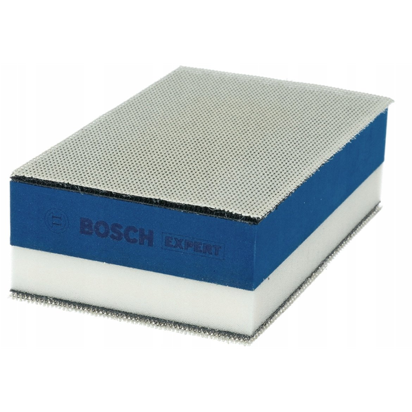 Bosch Professional 1x Expert Taco De Doble Densidad, Para Madera, 80 X 133 Mm, Incl. Malla Abrasiva M480 2xp80/2xp120/1xp180, Accesorios Lijado Manual