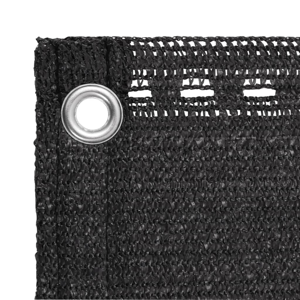 antracitszürke HDPE erkélyparaván 90 x 300 cm (310840)