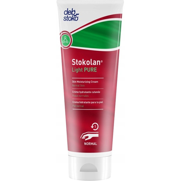SCJP Restore Stokolan Light Pure munkavégzés utáni regeneráló kézkrém shea vajjal, illatanyag- és színezékmentes, bőrpuhító és hidratáló összetevőkkel, szilikonmentes, 100ml tubus
