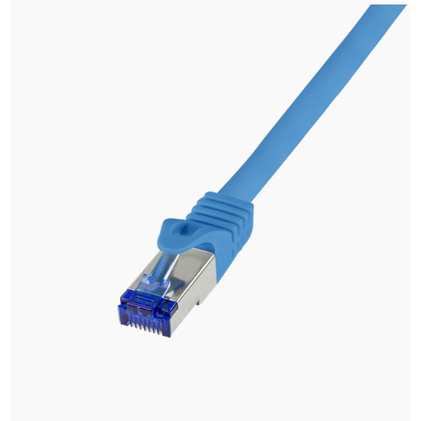 Logilink Patchkabel Ultraflex, Cat.6A, S/FTP, blau, 1,5 m