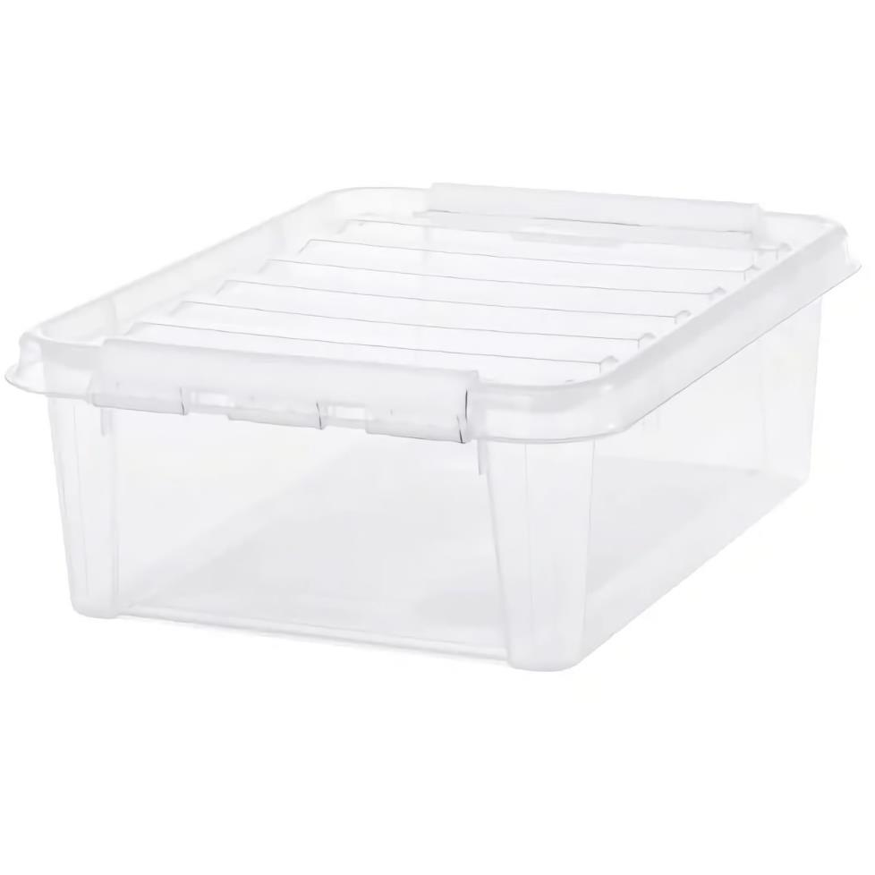 Orthex Classic tárolódoboz, fehér csatok, 21 l (7332462074903)