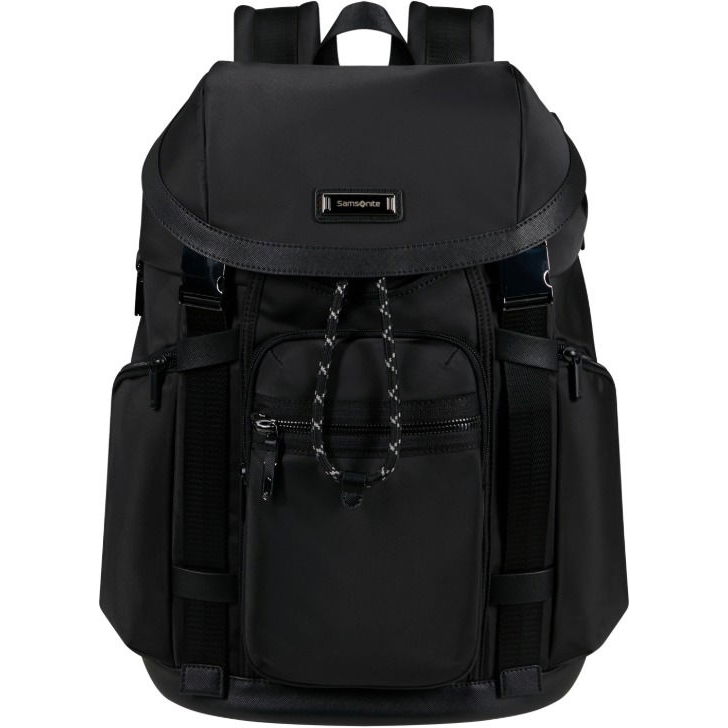 Samsonite RELYON Backpack M 15.6" + Flap Black (153267-1041)