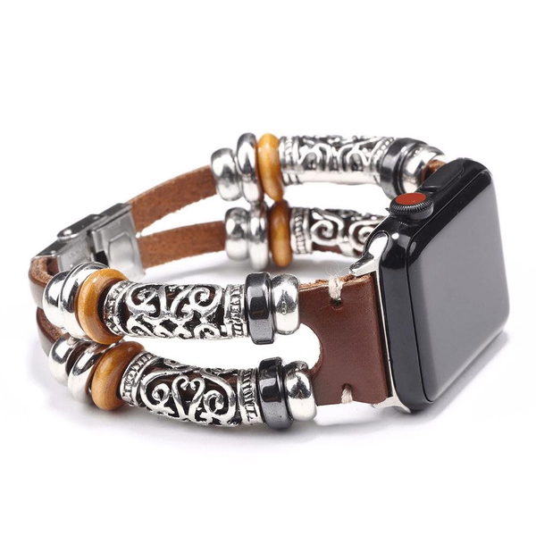 Predator Q1 Apple okosóra szíj, 18cm barna No.5 / 42mm, 44mm