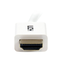 StarTech.com 5m/16 ft CL3 Rated HDMI Cable with Ethernet, In Wall Rated HDMI Cable 4K 30Hz, UHD High Speed HDMI Cable 10.2 Gbps Bandwidth, 4K Ultra HD HDMI 1.4 Video / Display Cable, 30AWG - Long White HDMI Cable - HDMI cable - 5 m