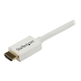 StarTech.com 5m/16 ft CL3 Rated HDMI Cable with Ethernet, In Wall Rated HDMI Cable 4K 30Hz, UHD High Speed HDMI Cable 10.2 Gbps Bandwidth, 4K Ultra HD HDMI 1.4 Video / Display Cable, 30AWG - Long White HDMI Cable - HDMI cable - 5 m