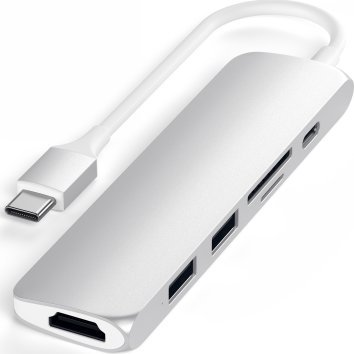Satechi ST-P6SK hálózati csatlakozó USB C-típus 10000 Mbit/s Fekete (STP6SK [25552284])