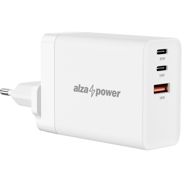 AlzaPower G310CCA Fast Charge 120W fehér