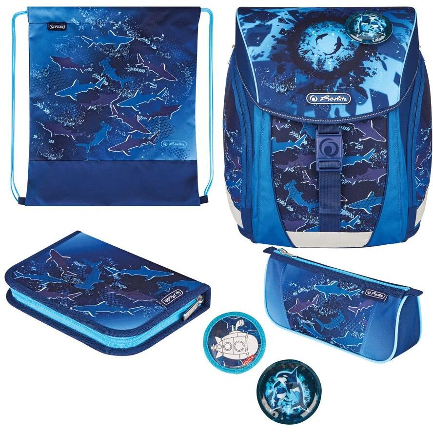 Herlitz FiloLight Plus Deep Sea Iskolatáska készlet - Mintás (50043200)